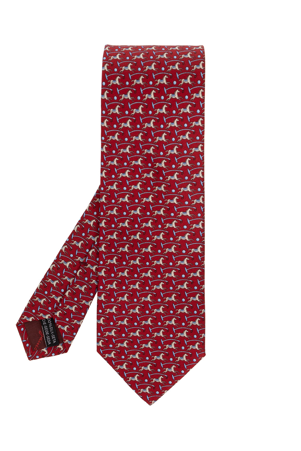 Ferragamo red outlet tie